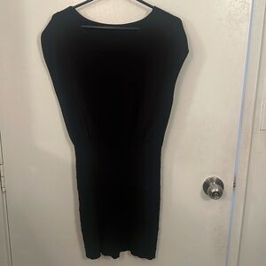 Black Knit Bodycon Dress